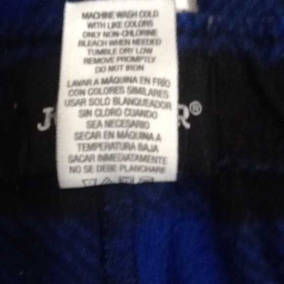 Joe Boxer Blue Buffalo Check Flannel Sleep Pants L - Picture 9 of 9